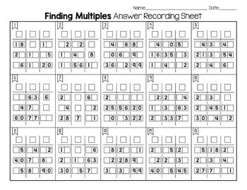 Finding Multiples Math Centers Math Tiles — Image 4