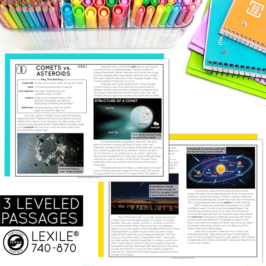 4th Grade Compare and Contrast Nonfiction Text Reading Comprehension Passages — Image 2