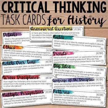 Depth and Complexity  Critical Thinking Task Cards Bundle — Image 2