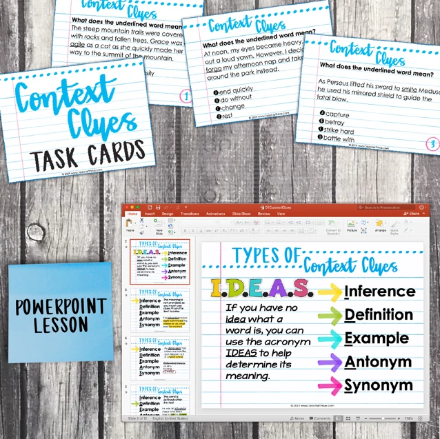 5th Grade Grammar Unit: Context Clues — Image 3