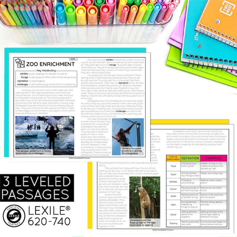 3rd Grade Problem and Solution Nonfiction Text Reading Comprehension Passages — Image 2