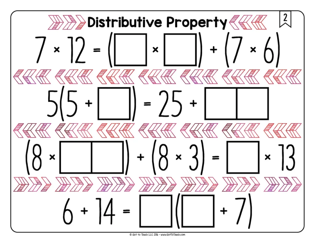 Distributive Property Math Centers Math Tiles — Image 3