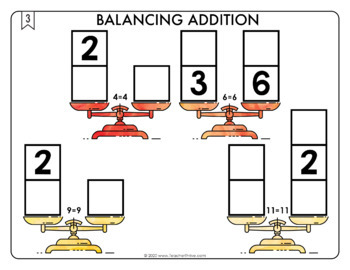 Balancing Addition Math Centers Math Tiles — Image 4