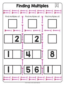 Finding Multiples Math Centers Math Tiles — Image 3