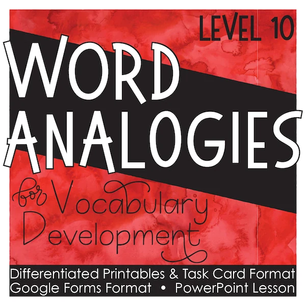 Analogies Grade 10