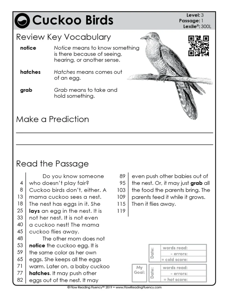 Reading Fluency and Reading Comprehension Level 3 (300L-400L) — Image 2