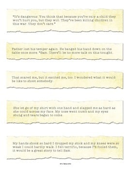 "Book Bits": a Fun Pre-reading Activity for My Brother Sam is Dead — Image 3
