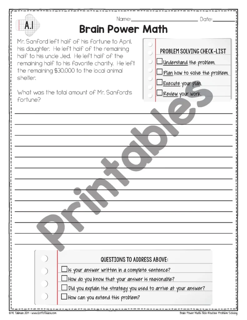 Math Problem Solving [Book A] — Image 2