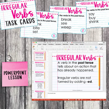 3rd Grade Grammar Unit: Irregular Verbs — Image 3