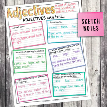3rd Grade Grammar Unit: Adjectives — Image 4