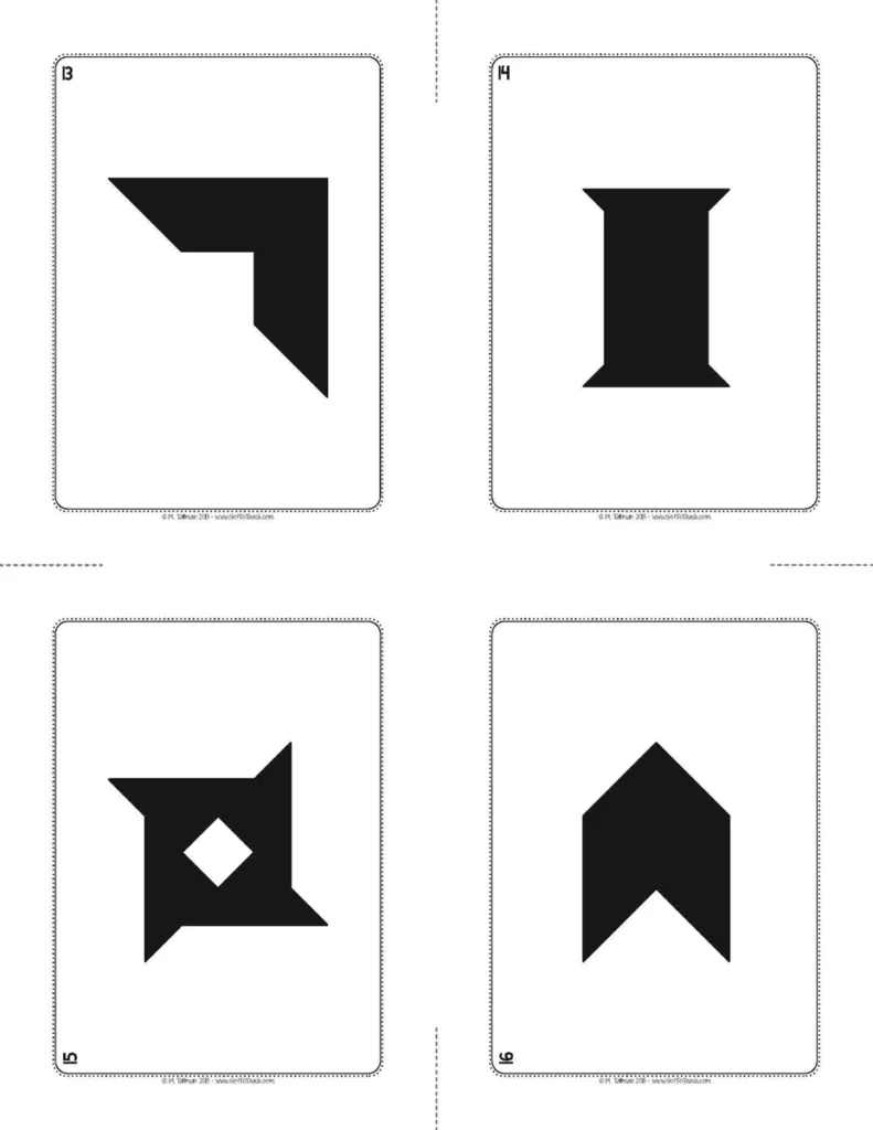 I Heart Tangrams Math Centers — Image 4