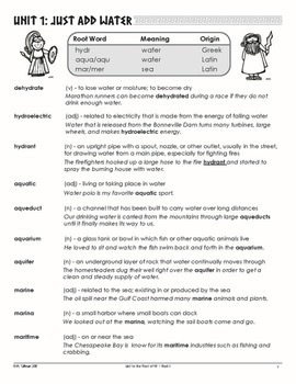 Greek and Latin Roots Morphology Vocabulary Worksheets Assessments — Image 2
