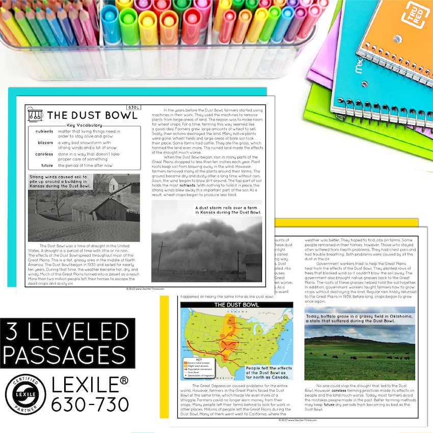 3rd Grade Cause and Effect Nonfiction Text Reading Comprehension Passages — Image 2