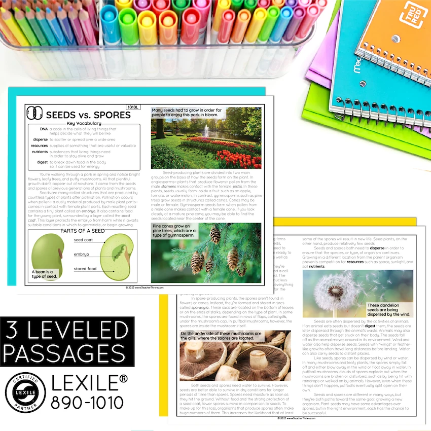 5th Grade Compare and Contrast Nonfiction Text Reading Comprehension Passage — Image 2