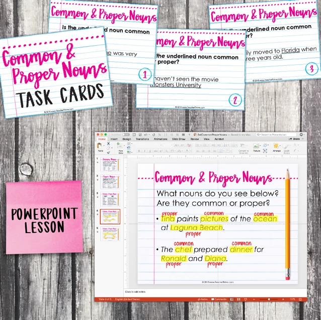 3rd Grade Grammar Unit: Common and Proper Nouns — Image 3