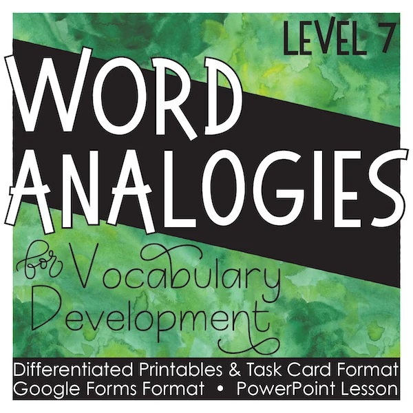 Analogies Grade 7
