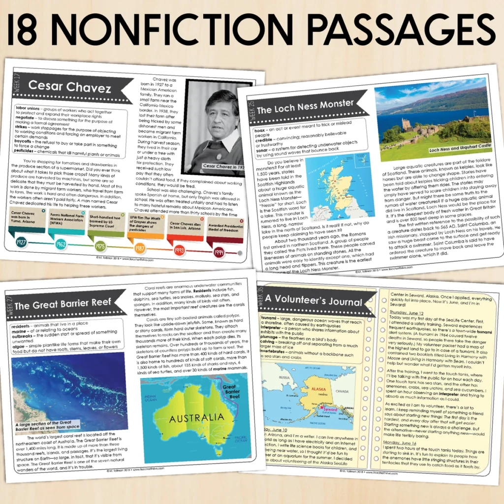 5th Grade Reading Comprehension Passages [Nonfiction & Fiction] — Image 3