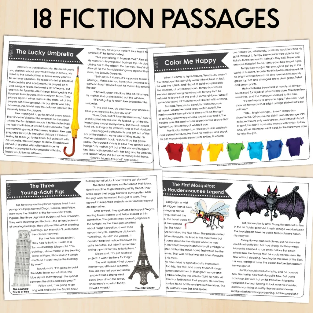 3rd Grade Reading Comprehension Passages [Nonfiction & Fiction] — Image 2