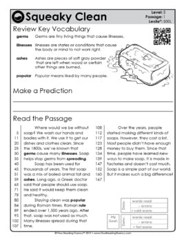 Reading Fluency and Reading Comprehension Level 5 (500L-600L) — Image 2