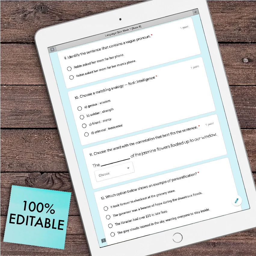 6th Grade Language Assessments [DIGITAL] — Image 4