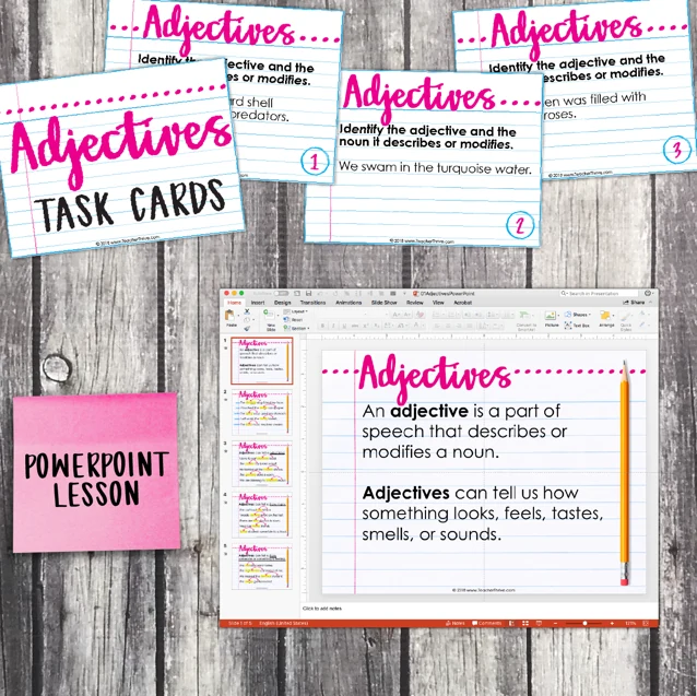 3rd Grade Grammar Unit: Adjectives — Image 3