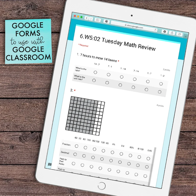 6th Grade Math Spiral Review [DIGITAL] — Image 3