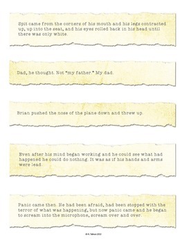 "Book Bits": a Fun Pre-reading Activity for Hatchet — Image 3
