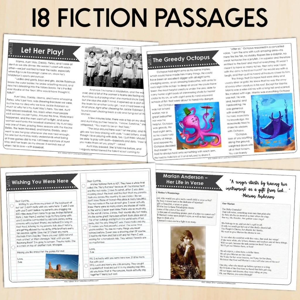 4th Grade Reading Comprehension Passages [Nonfiction & Fiction] — Image 2