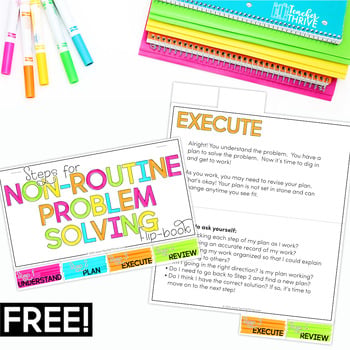 Non-Routine Problem Solving Flip-Book