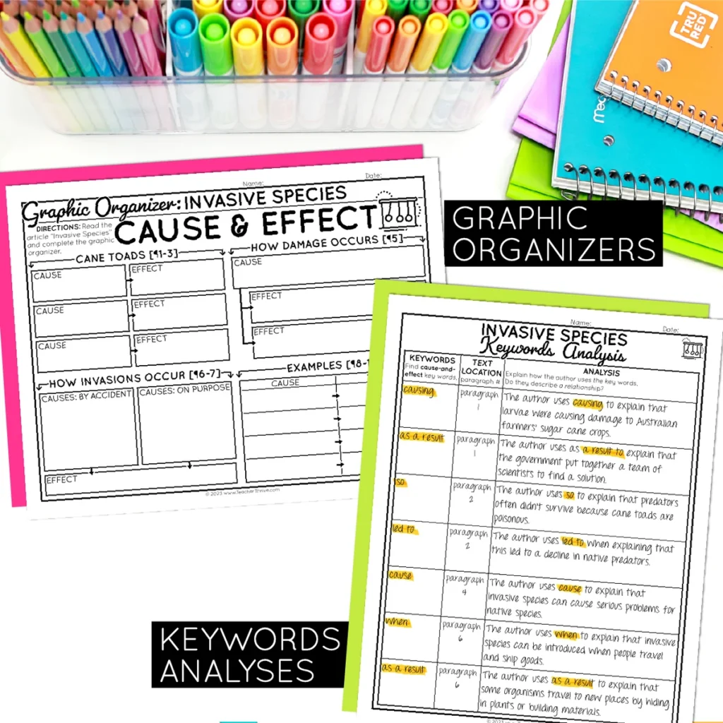 5th Grade Cause and Effect Nonfiction Text Structure Reading Comprehension — Image 3