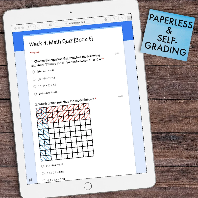 5th Grade Math Assessments [DIGITAL] — Image 2