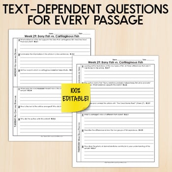 5th Grade Reading Comprehension Passages [Nonfiction & Fiction] — Image 4