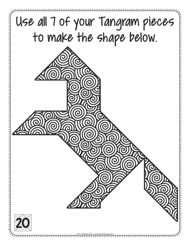 I Heart Tangrams Math Centers — Image 2