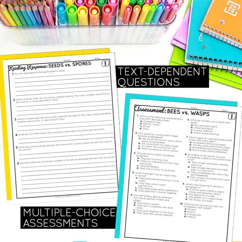 5th Grade Compare and Contrast Nonfiction Text Reading Comprehension Passage — Image 4